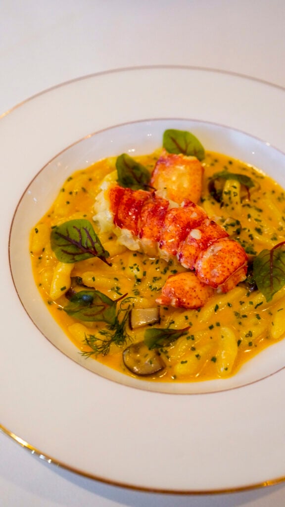 Lobster pasta from the Village Pub at the San Francisco Peninsula Flavors of the Peninsula event.