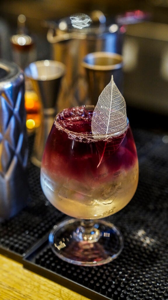 Drink from Oak + Violet restaurant in the San Francisco Peninsula Flavors of the Peninsula event.