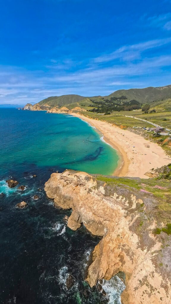Beach in the San Francisco Peninsula.
