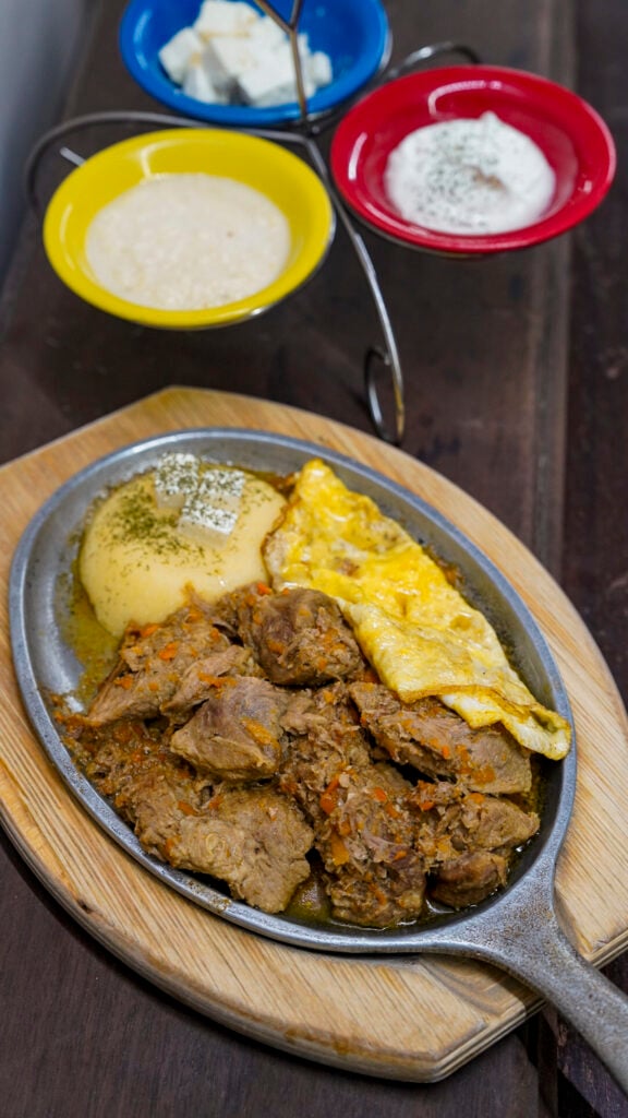 Moldovan Food at Saba, one of the best restaurants in Fairbanks Alaska.