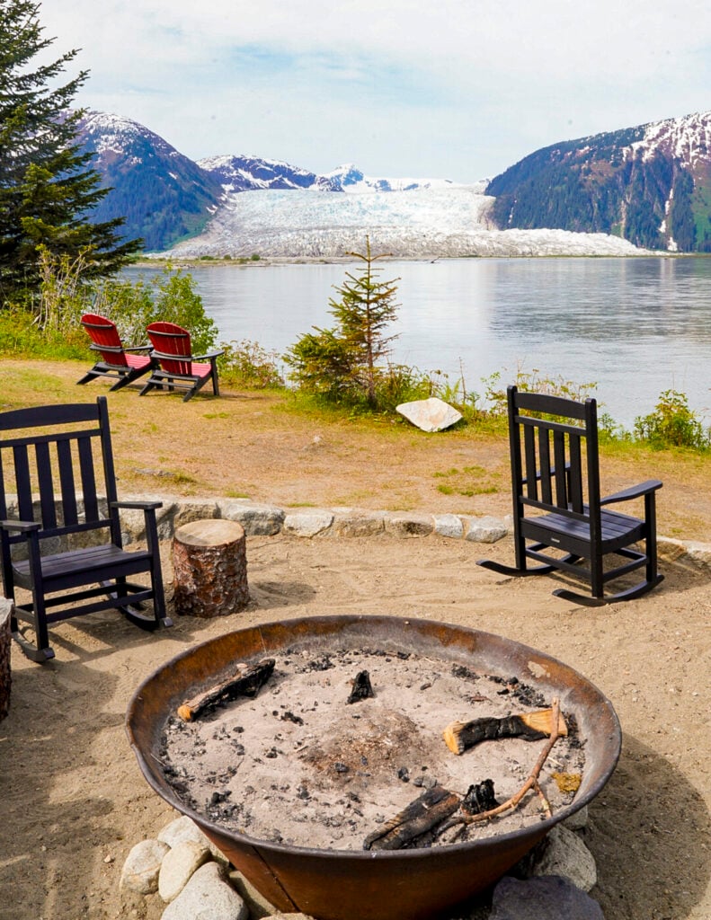 Taku glacier lodge in Juneau, Alaska.