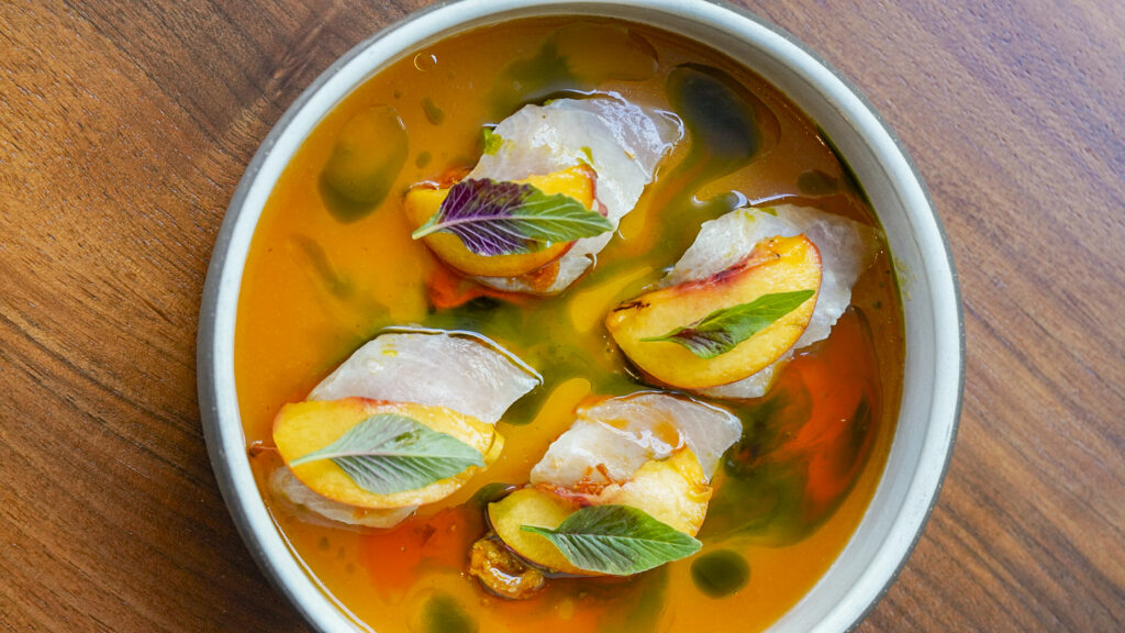 Dish from Pao by Paul Qui from Miami Spice.