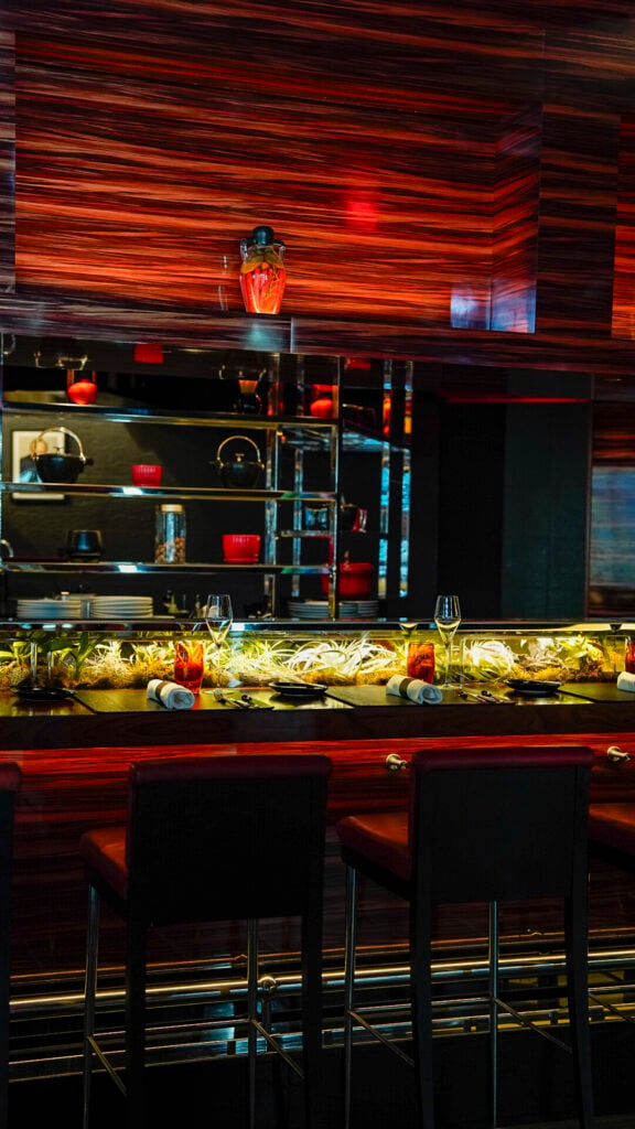 Bar at l'atelier de joel robuchon from Miami Spice.