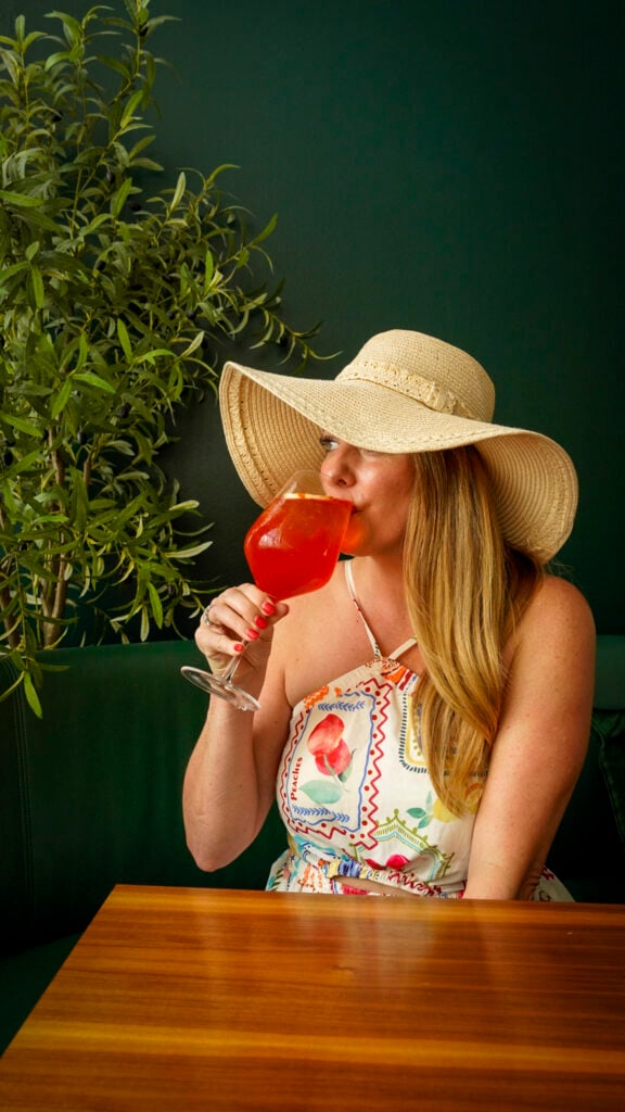 Woman with a Cocktail from Donna Mare from Miami Spice.