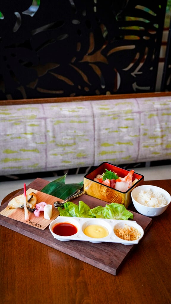 Dish from Nobu from Miami Spice.