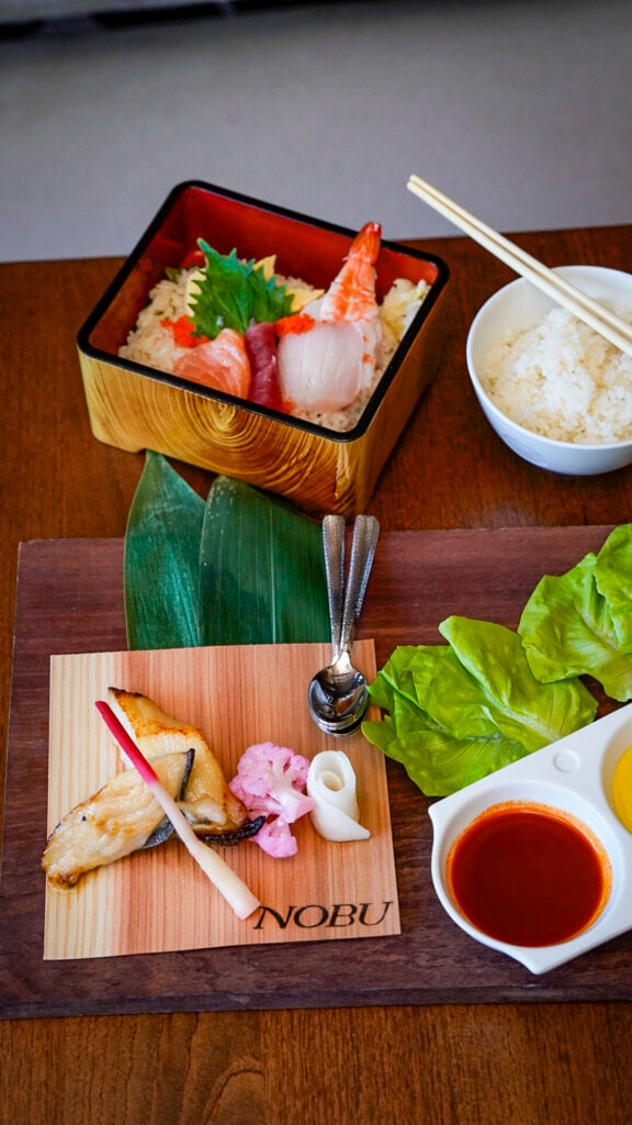 Dish from Nobu from Miami Spice.
