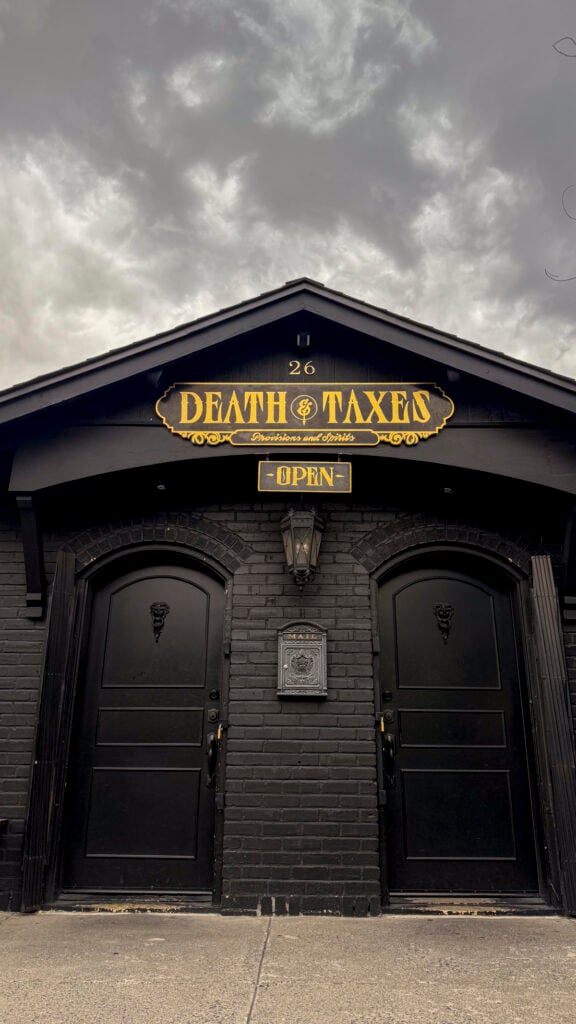 Death and Taxes one of the best restaurants and bars in Reno.