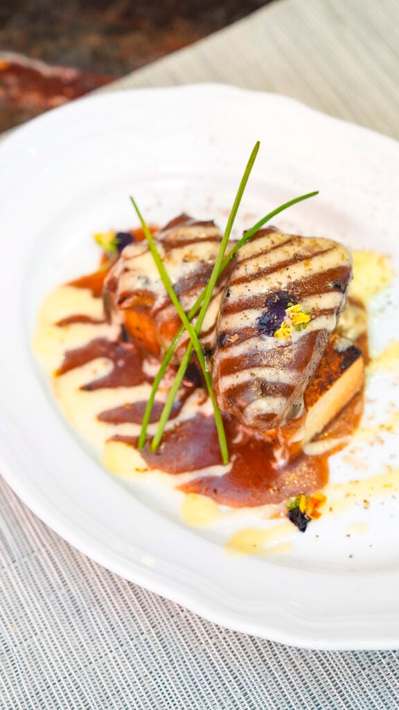 Steak from Bimini Steakhouse, one of the best restaurants and bars in Reno.