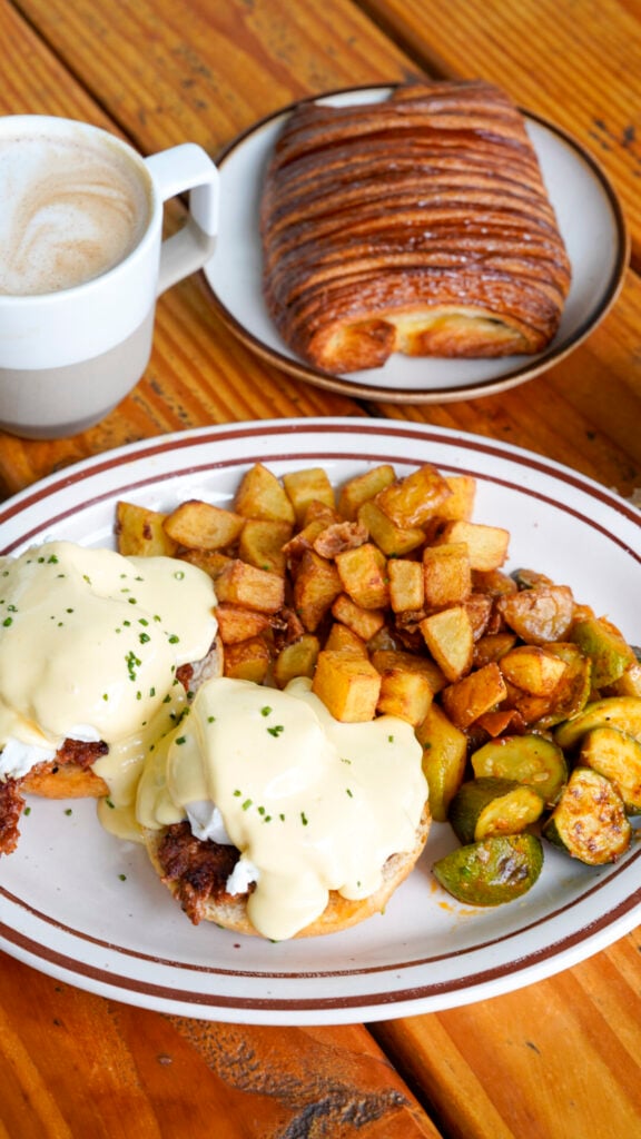 Beloved's Bread pastry and benedict, one of the best restaurants and bars in Reno.