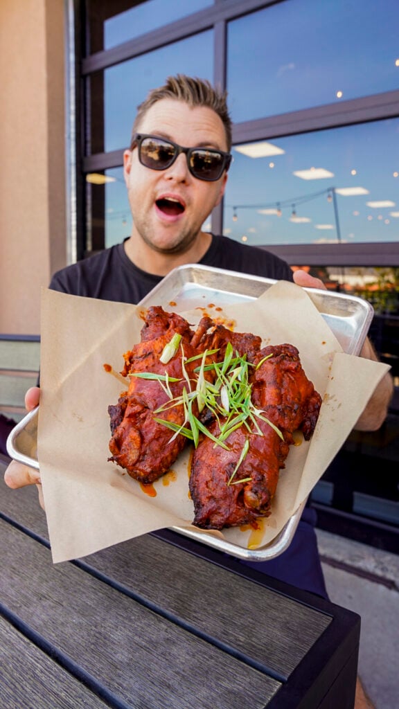 Turkey wing from one of the best restaurants and bars in Reno.