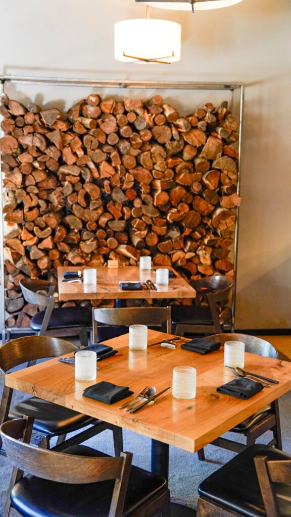 Interior from Smoke Door in Lake Tahoe.